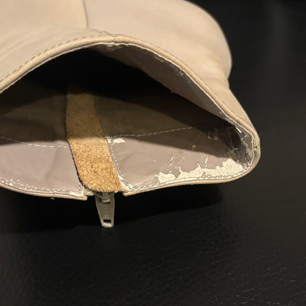 Design Lab Lord & Taylor Beige Ankle Boots - Picture 6 of 6